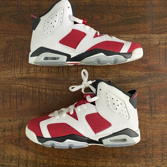 Jordan 6 Carmine - Size 7 BG - Picture 3 of 4